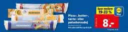 Lidl Pizza-, butter-, tærte- eller pølsehornsdej tilbud