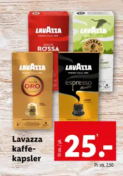 Lidl Lavazza kaffekapsler tilbud