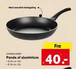 Lidl Pande af aluminium tilbud