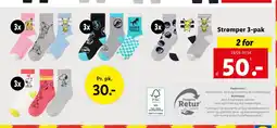 Lidl Strømper 3-pak tilbud