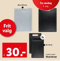 Lidl Skærebræt tilbud