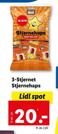 Lidl 3-Stjernet Stjernehaps tilbud