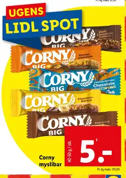Lidl Corny myslibar tilbud