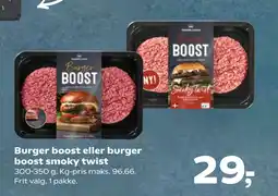 SuperBrugsen Burger boost eller burger boost smoky twist tilbud