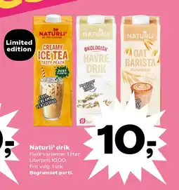 SuperBrugsen Naturli' drik tilbud