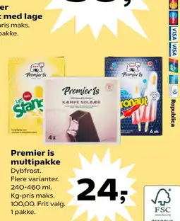 Kvickly Premier is multipakke tilbud