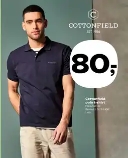 Kvickly Cottonfield polo t-shirt tilbud