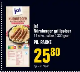 Poetzsch Padborg ja! Nürnberger grillpølser tilbud
