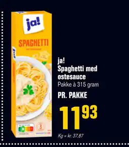 Poetzsch Padborg ja! Spaghetti med ostesauce tilbud