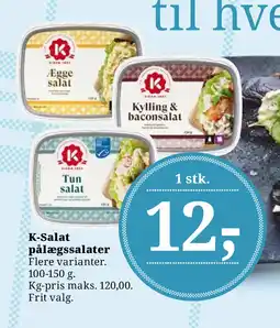 Dagli'Brugsen K-Salat pålægssalater tilbud