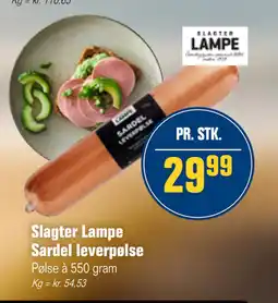Otto Duborg Slagter Lampe Sardel leverpølse tilbud