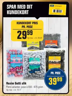 Otto Duborg Rexim Gotti slik tilbud