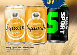Otto Duborg Tuborg Squash eller Carlsberg Sport tilbud