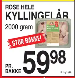 ABC Lavpris KYLLINGELÅR tilbud