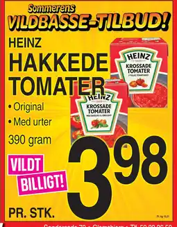 ABC Lavpris HAKKEDE TOMATER tilbud