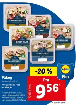 Lidl Pålæg tilbud