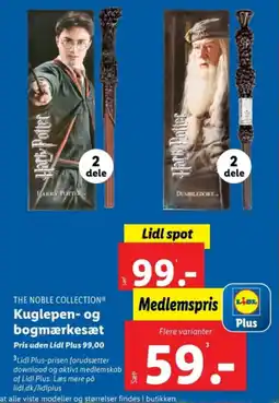 Lidl Kuglepen- og bogmærkesæt tilbud