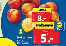 Lidl Nektariner tilbud