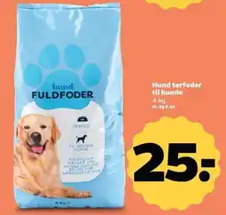 Netto Hund - tørfoder til hunde 4 kg tilbud