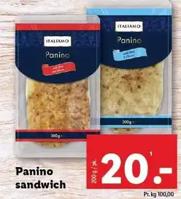 Lidl Panini sandwich tilbud