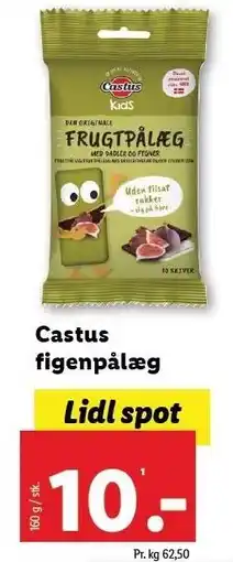 Lidl Castus figenpålæg tilbud