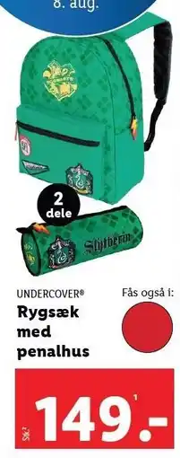 Lidl Rygsæk med penalhus tilbud