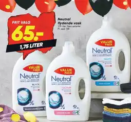 Bilka Neutral flydende vaskemiddel tilbud