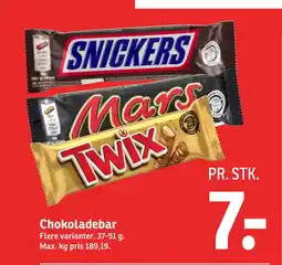 SPAR Chokoladebar tilbud