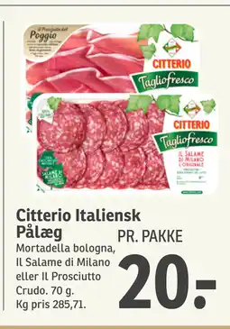 SPAR Citterio Italiensk Pålæg tilbud