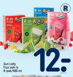 REMA 1000 Sun Lolly Frys selv is 8-pak/480 ml tilbud