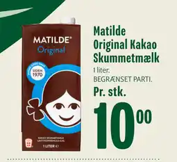 Min Købmand Matilde Original Kakao Skummetmælk tilbud