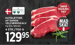 MENY KOTELETTER AF DANSK VELFÆRDSKALV tilbud