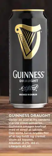 MENY GUINNESS DRAUGHT tilbud