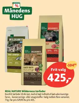 Maxi Zoo REAL NATURE Wilderness tørfoder tilbud