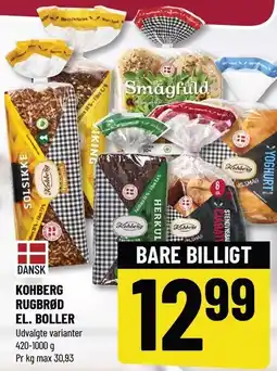 Løvbjerg KOHBERG RUGBRØD EL. BOLLER tilbud