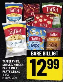 Løvbjerg TAFFEL CHIPS, SNACKS, NØDDER, PARTY MIX EL. PARTY STICKS tilbud