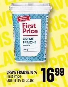 Løvbjerg CREME FRAICHE 18 % tilbud