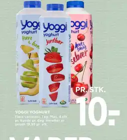 MENY Pære & Banan Yoghurt tilbud