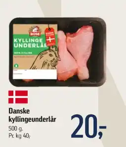 Føtex Kyllingeunderlår tilbud