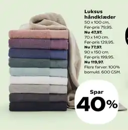 Kvickly Håndklæde tilbud