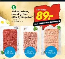 Bilka Hakket kylling 7-10% tilbud