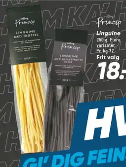 Linguine med Blæksprutte Blæk