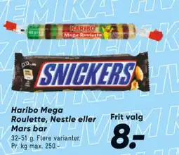 Bilka Chokoladebar tilbud