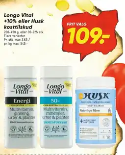 Bilka Kosttilskud tilbud