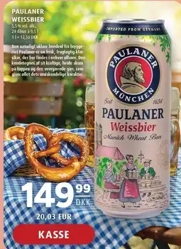 Scandinavian Park PAULANER WEISSBIER tilbud