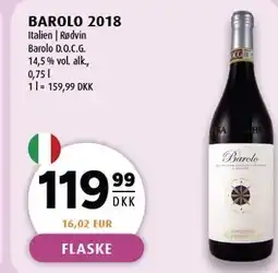 Scandinavian Park BAROLO 2018 tilbud