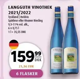 Scandinavian Park LANGGUTH VINOTHEK 2021/2022 tilbud