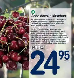 REMA 1000 Søde danske kirsebær tilbud