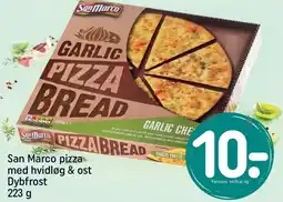 REMA 1000 San Marco pizza med hvidløg & ost tilbud