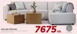 Daells Bolighus SOFA MED OPEN END tilbud